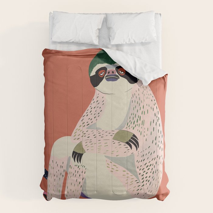 Just Slothin' Around Comforter Gallery Image 1