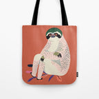 Just Slothin' Around Tote Bag Gallery Image 1