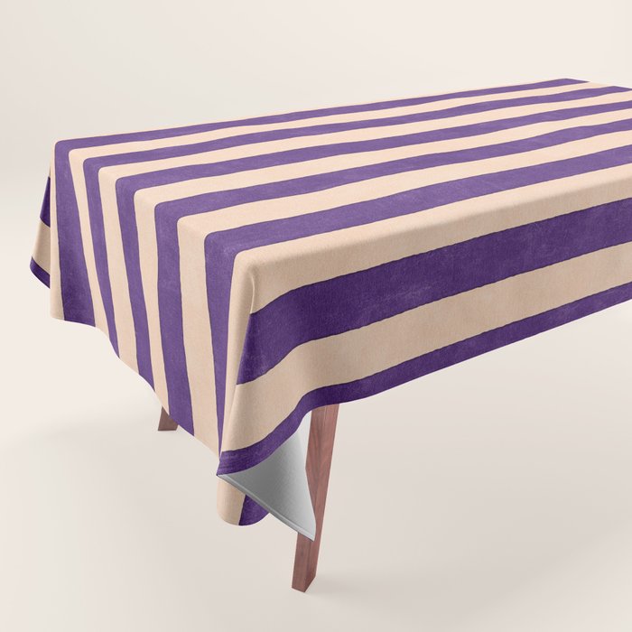 Stripes 001 H - Fig Tablecloth