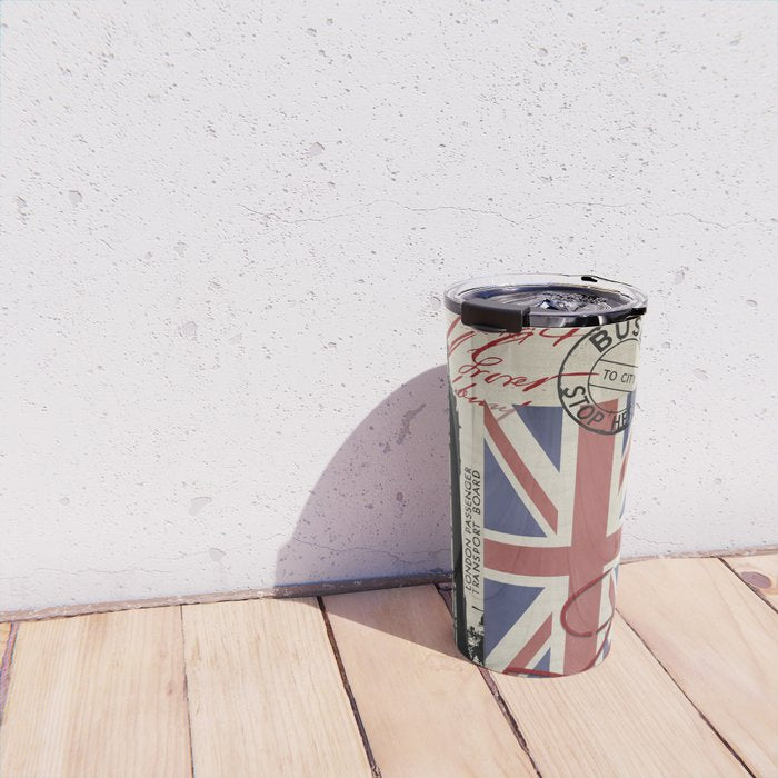 London Great Britain Big Ben Flag Collage Travel Mug Gallery Image 4