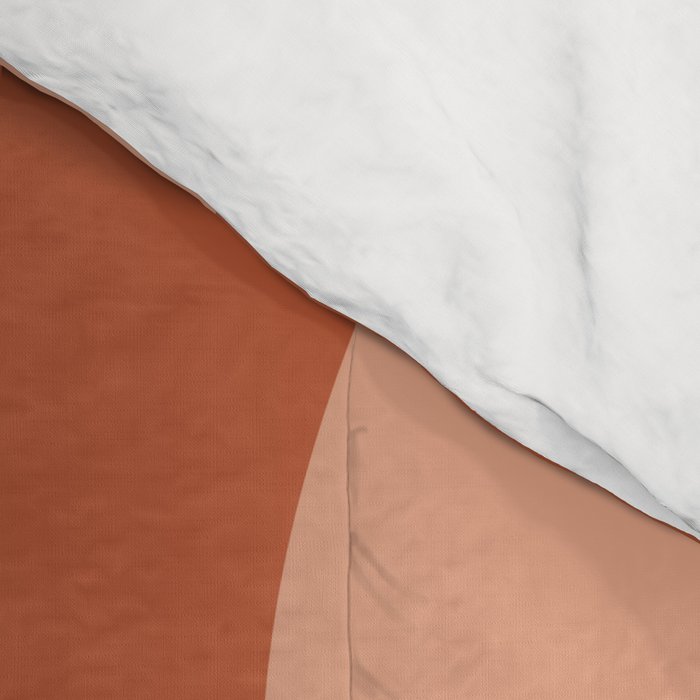 Abstract Organic Shapes in Zen Desert Color  Comforter Gallery Image 4
