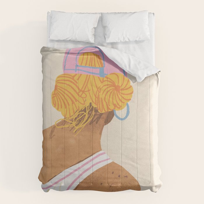 Baseball girl Comforter Gallery Image 6
