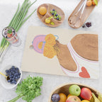 Baseball girl Cutting Board Gallery Image 2