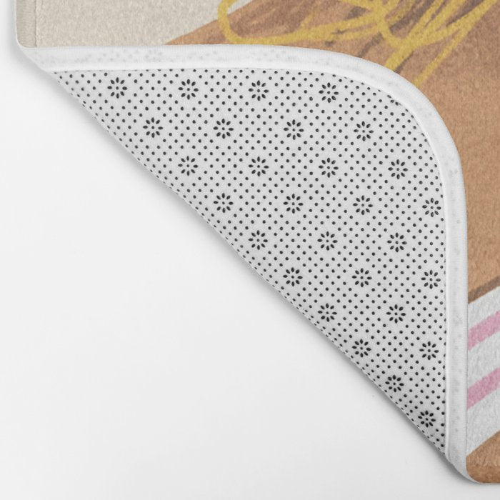 Baseball girl Bath Mat Gallery Image 2