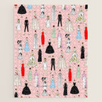 Think Pink Outfits Fashion Audrey Jigsaw Puzzle Gallery Image 1
