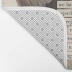 Bird Divinations: Hoopoe (about: almanacofbirds.org) Bath Mat Gallery Image 2