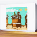 WESTERN PIANO Wall Mural Gallery Image 2