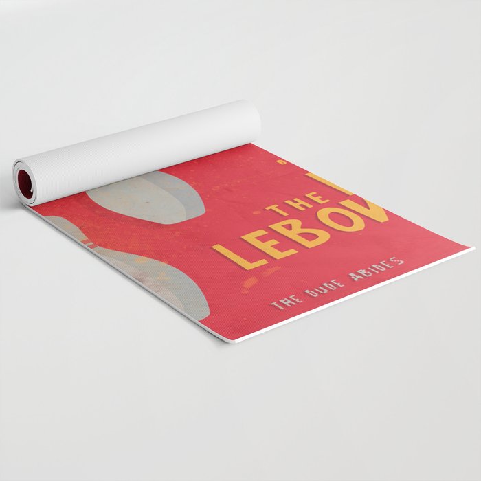 The Big Lebowski - Movie Poster, Coen brothers film, Jeff Bridges, John Turturro, bowling Yoga Mat Gallery Image 2