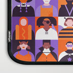 Diverse people in halloween costume pattern Laptop Sleeve Gallery Image 3
