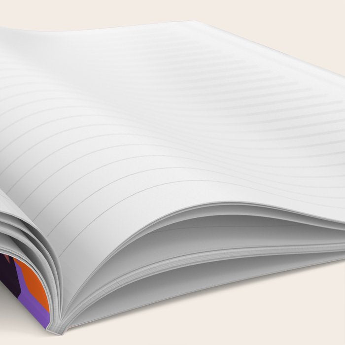 Diverse people in halloween costume pattern Notebook Gallery Image 2
