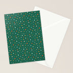 Retro abstract christmas decoration pattern Stationery Card Gallery Image 2