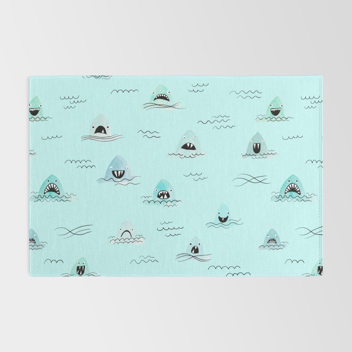 Sharkhead - Shark Pattern Rug Gallery Image 2