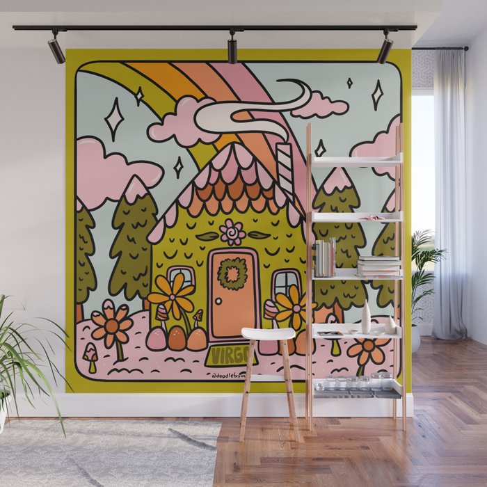 Virgo Gingerbread House Wall Mural Gallery Image 1