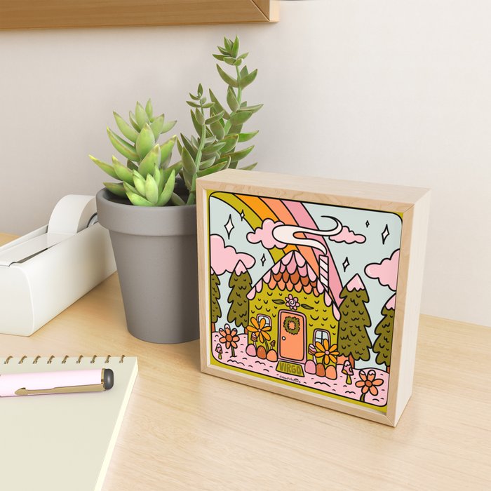 Virgo Gingerbread House Mini Art Print Gallery Image 2