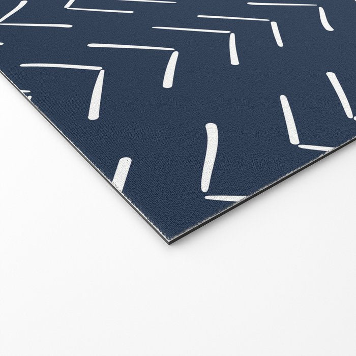 Boho Big Arrows in Navy Welcome Mat Gallery Image 2