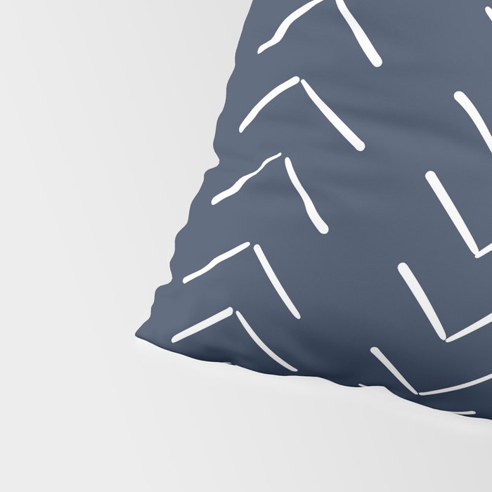 Boho Big Arrows in Navy Pillow Sham Gallery Image 4