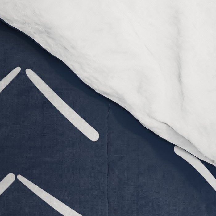 Boho Big Arrows in Navy Comforter Gallery Image 4