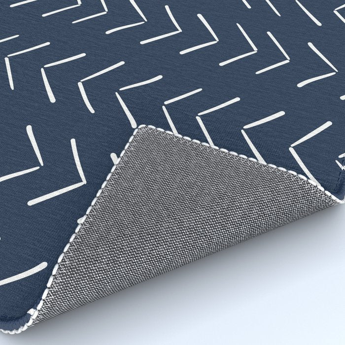 Boho Big Arrows in Navy Rug Gallery Image 4