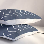 Boho Big Arrows in Navy Pillow Sham Gallery Image 3