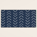 Boho Big Arrows in Navy Desk Mat Gallery Image 3