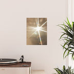 Golden Disco Ball 70s Festive Sparkle Glow Photography Poster Gallery Image 2