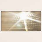 Golden Disco Ball 70s Festive Sparkle Glow Photography Desk Mat Gallery Image 3