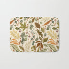 Fall leafy nature B Bath Mat Gallery Image 1