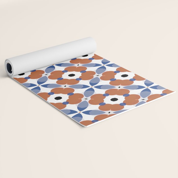 Moroccan Tile - poppy Yoga Mat Gallery Image 2