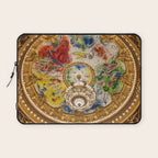 Ceiling Mural of the Palais Garnier Opera House, Paris, France color photograph - photography by  Marc Chagall  Laptop Sleeve Gallery Image 1