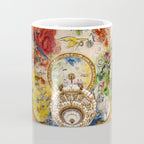 Ceiling Mural of the Palais Garnier Opera House, Paris, France color photograph - photography by  Marc Chagall  Coffee Mug Gallery Image 4