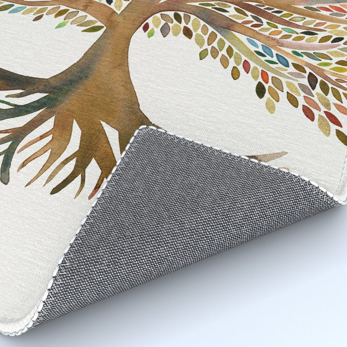 Tree of Life Watercolor - Autumn Rug Gallery Image 4