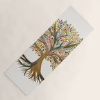 Tree of Life Watercolor - Autumn Yoga Mat Gallery Image 1