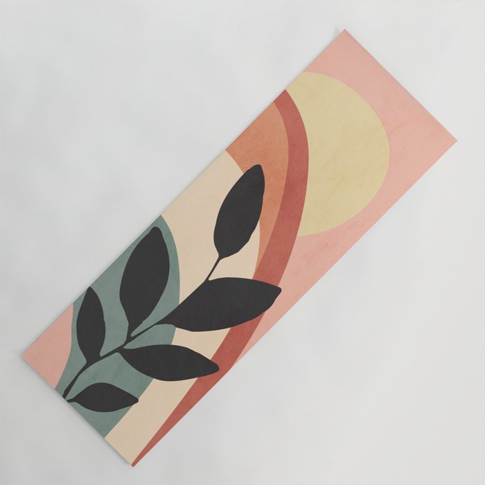 Abstract Art Rainbow 6 Yoga Mat Gallery Image 1