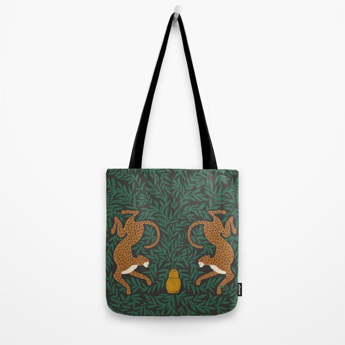 Leopard Vase - midnight Tote Bag Gallery Image 2