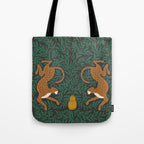 Leopard Vase - midnight Tote Bag Gallery Image 1