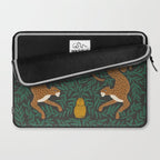 Leopard Vase - midnight Laptop Sleeve Gallery Image 2
