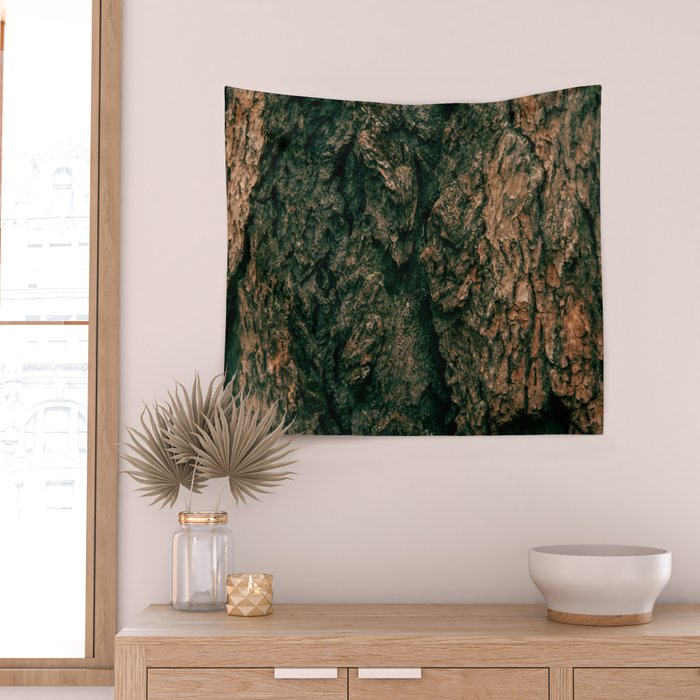 Tree Bark Wall Tapestry Gallery Image 2