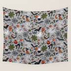 Embroidered halloween Wall Tapestry Gallery Image 4