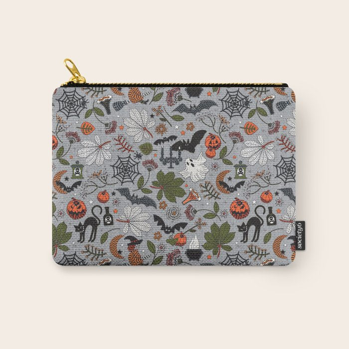 Embroidered halloween Carry All Pouch Gallery Image 1
