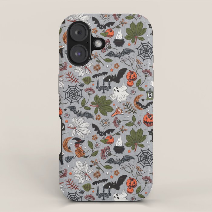 Embroidered halloween iPhone Case Gallery Image 1