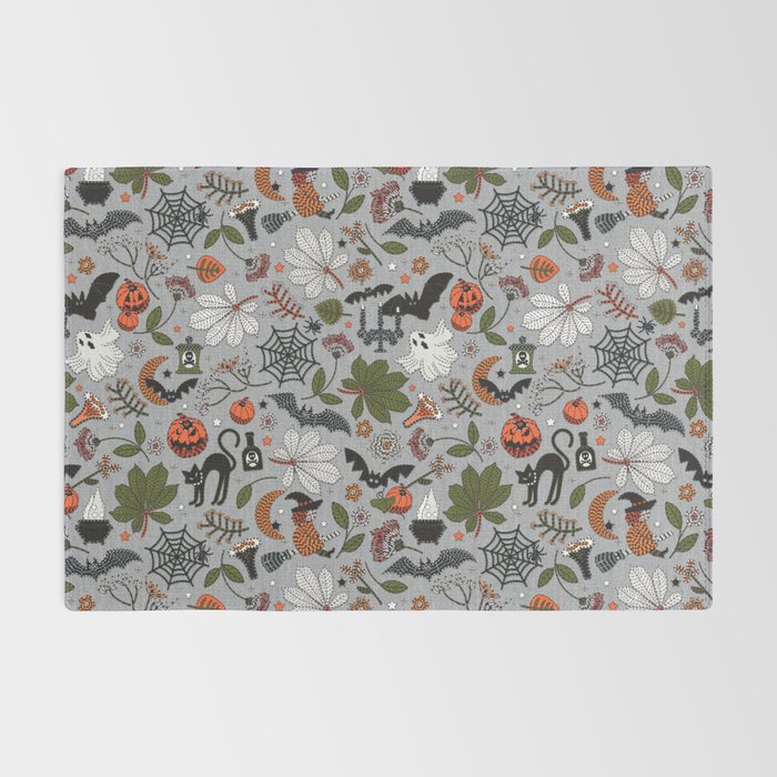 Embroidered halloween Rug Gallery Image 2
