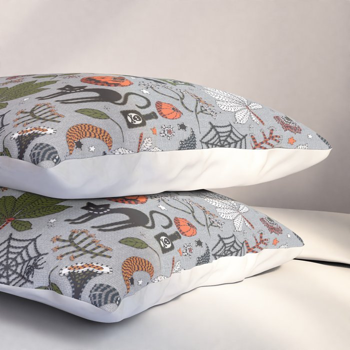 Embroidered halloween Pillow Sham Gallery Image 3