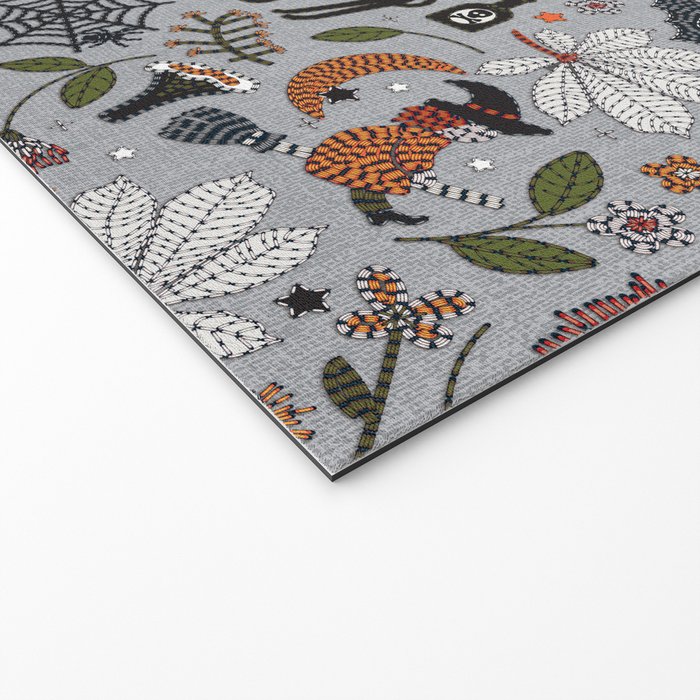 Embroidered halloween Welcome Mat Gallery Image 2