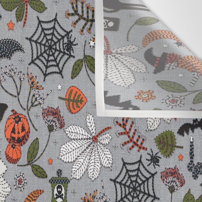 Embroidered halloween Wall Tapestry Gallery Image 3