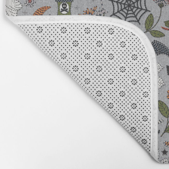 Embroidered halloween Bath Mat Gallery Image 2