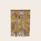 Garden Vegetables & Fresh Fruit in Harvest Yellow Wall Hanging Gallery Image 1