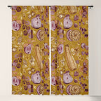 Garden Vegetables & Fresh Fruit in Harvest Yellow Window Curtain Gallery Image 5