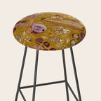 Garden Vegetables & Fresh Fruit in Harvest Yellow Stool Gallery Image 2