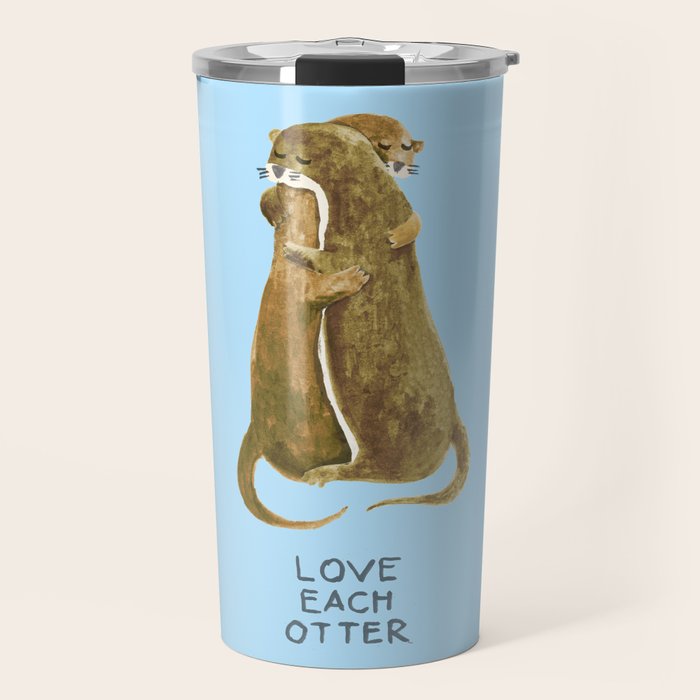Love each otter Travel Mug Gallery Image 1