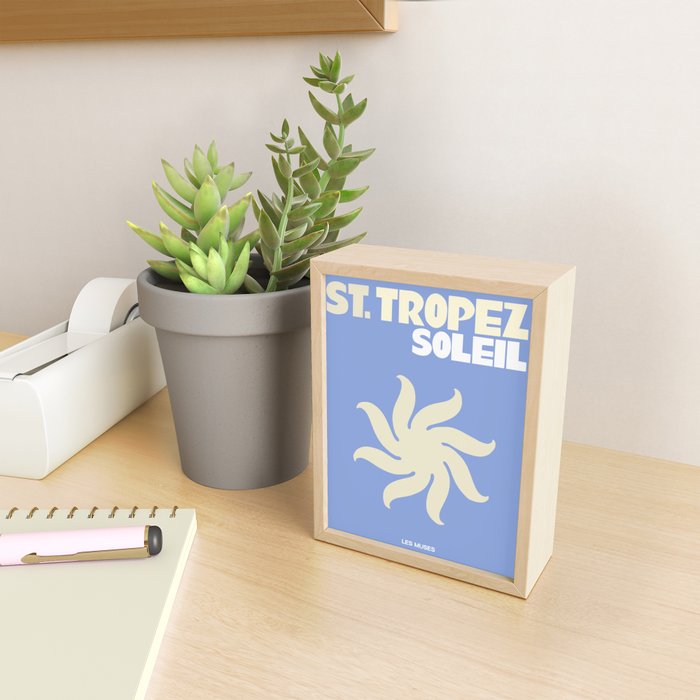 st. tropez soleil Mini Art Print Gallery Image 2